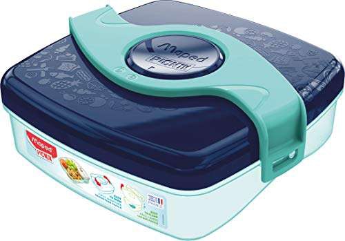 Amazon: Contenedor Maped 870304 Picnik Origins Snack, Contenedoredor de alimentos y snacks, azul, Una talla 
