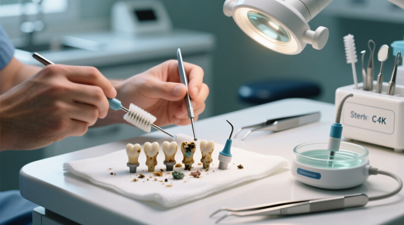 Очистка и ремонт насадок ирригатора