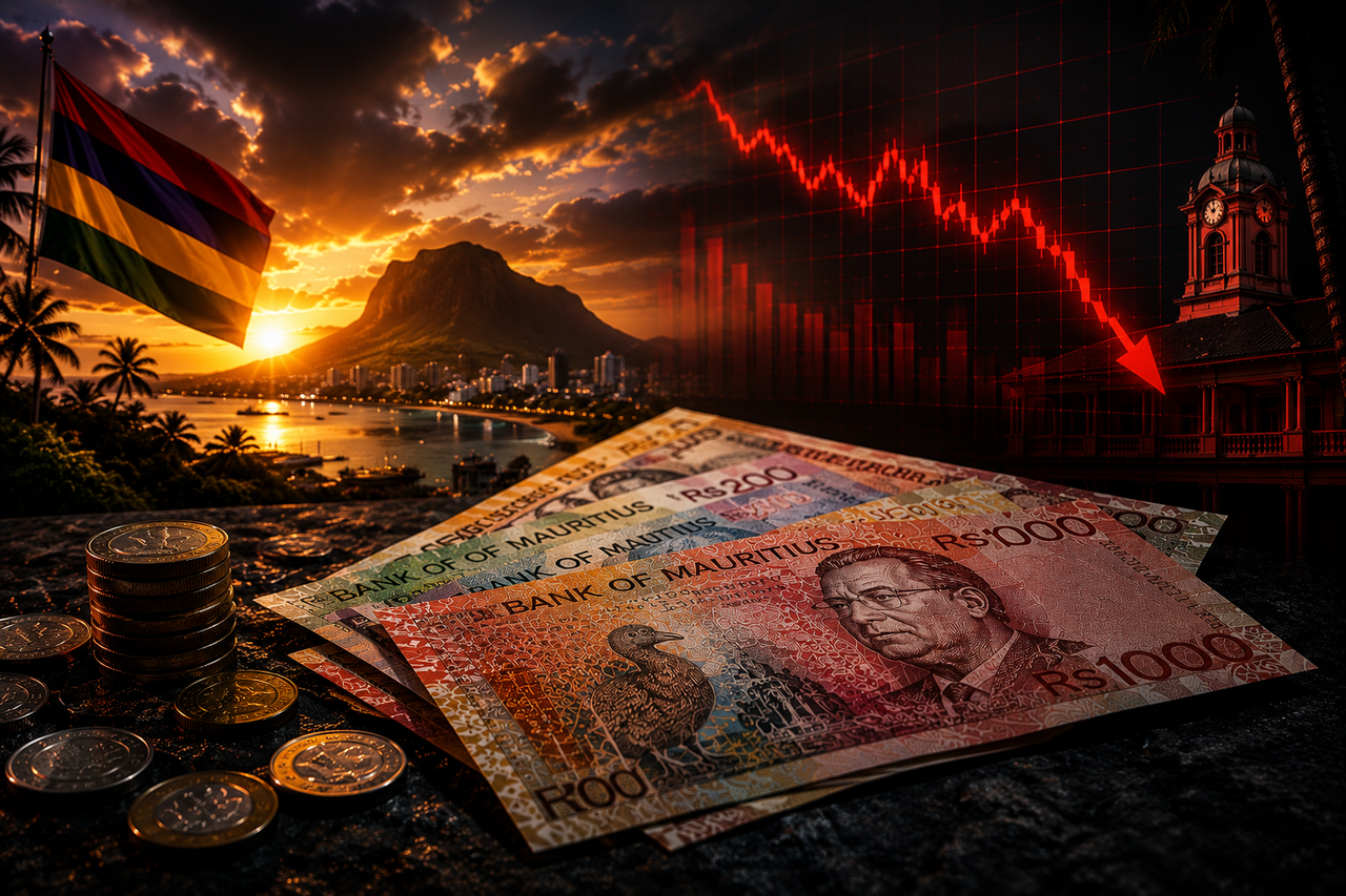 Mauritius rupee currency depreciation money supply 2026 political economy analysis — The Meridian