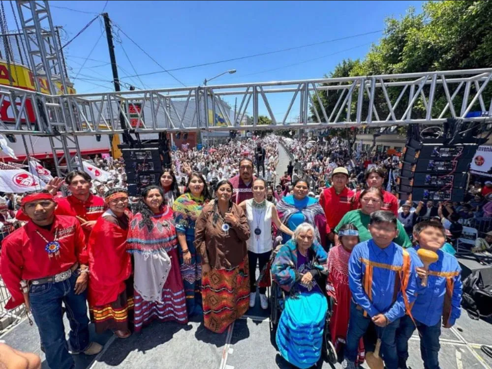 En Tijuana, Sheinbaum propone la continuidad de la Cuarta Transformación