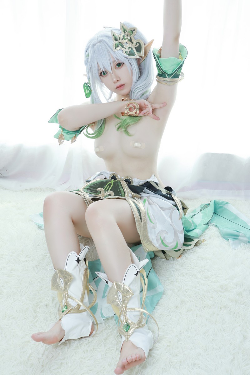 Asagiriai（愛ちゃん）纳西妲 Cosplay写真图集 原神角色高清图集 37P (409MB)插图8