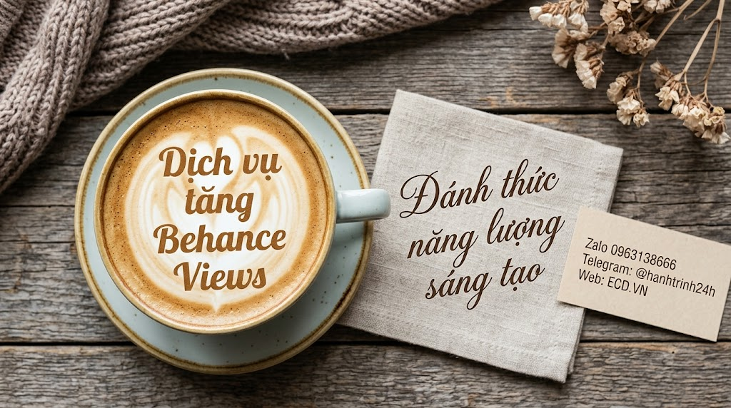 tăng behance views hiệu quả portfolio behance
