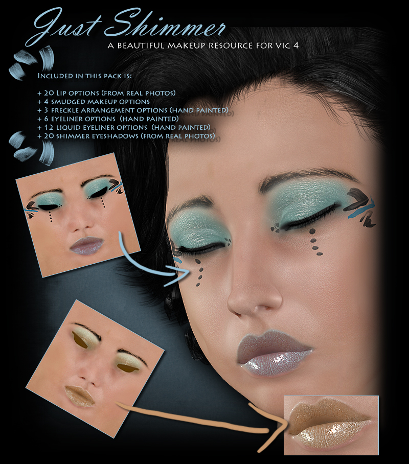 Shimmer makeup resource for V4