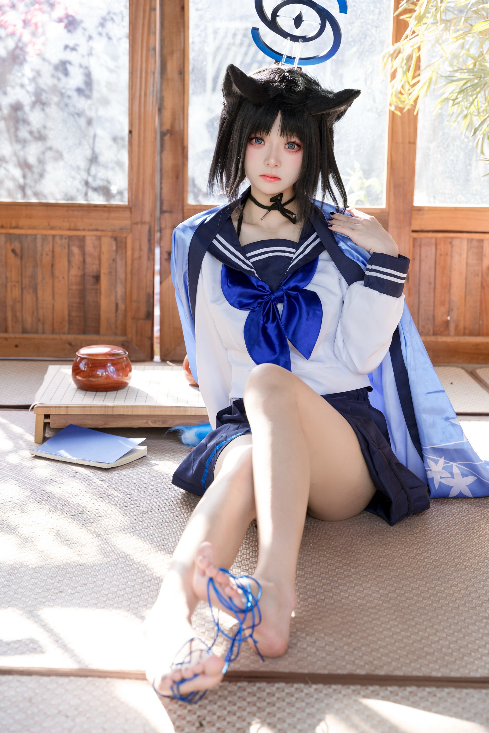 九柒喵 – 桐生桔梗 Cos 高清大合集（88P-470MB）和风旗袍写真插图9