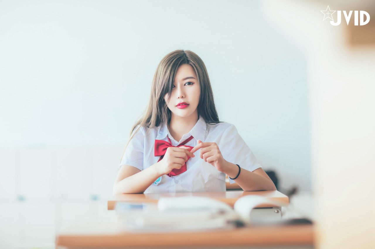 JVID木木森校园系写真，清新和活力气质妹子，千万男人的女神插图9