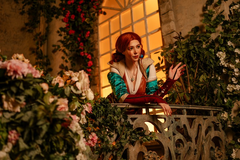 Alina Becker 特莉丝 Triss Merigold Cosplay 巫师系列高清写真【37P-150M】插图7