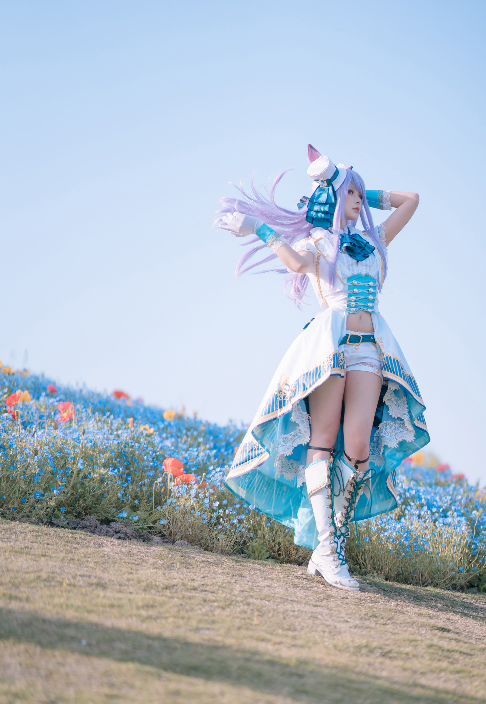 w百合欧皇子w 目白麦昆决胜服写真集 – 赛马娘COS 高清图 [18P-123MB]插图7