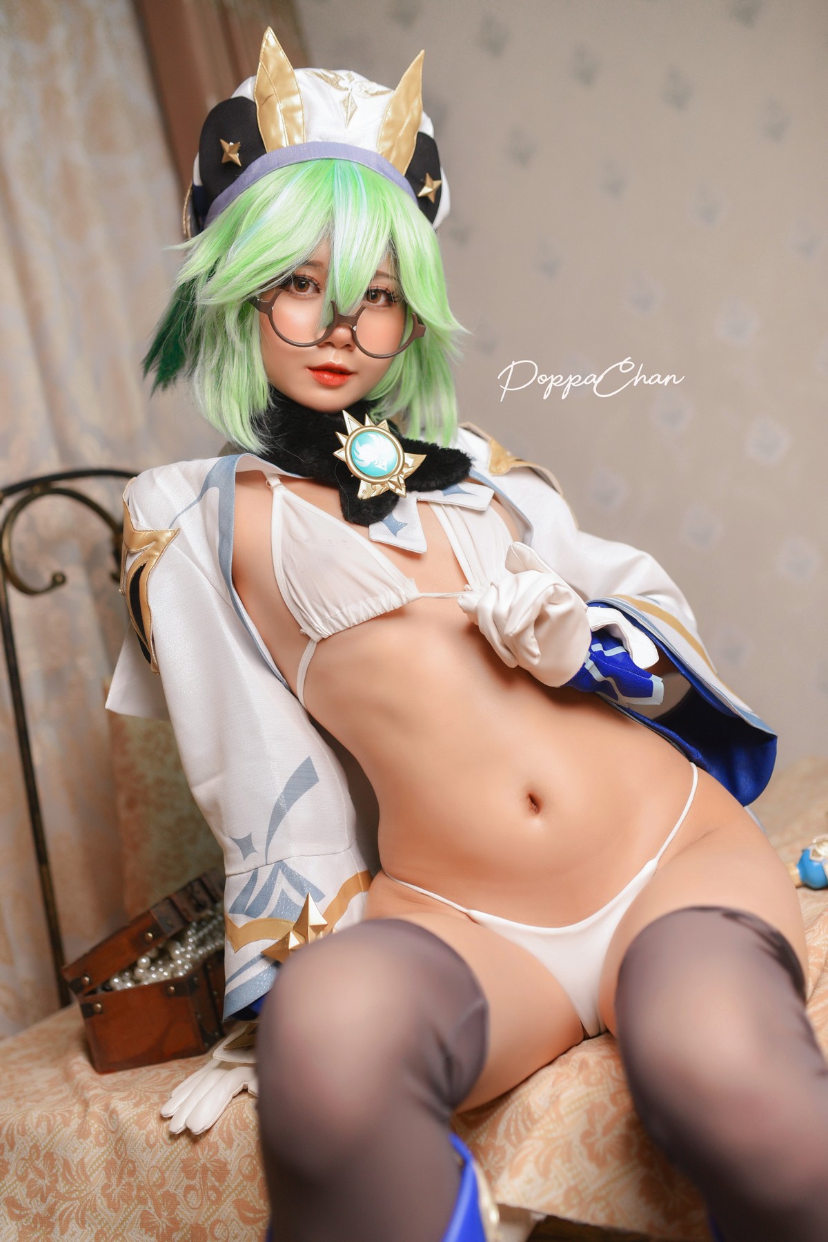 PoppaChan Sucrose Cosplay (Genshin Impact) – 29 Photos 14 Videos 163MB插图8