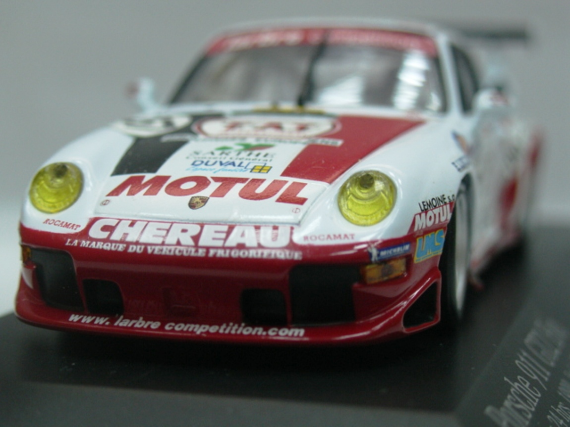 WOW EXTREMELY RARE Porsche 993 911 GT2 #67 Le Mans 1999 1:43