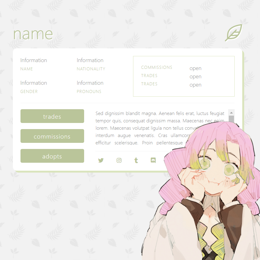 new code! 03.22.26 ― 🩵 vi codes! [ html & css ] on Toyhouse