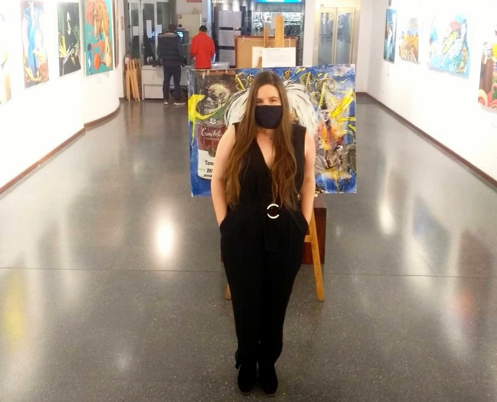 KikiLoe venezuelan artist in Sabadell fine arts academy 2020