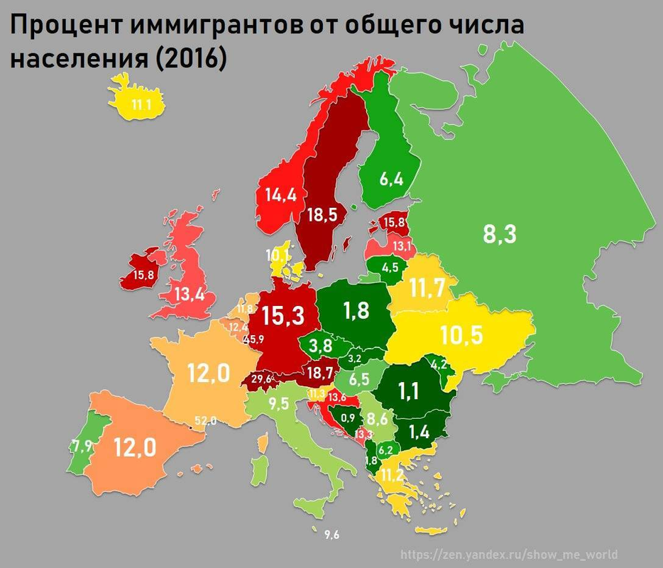 Какие территории заселены наиболее плотно