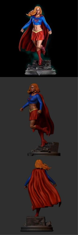 Marvel Super Girl – 3D Print Model