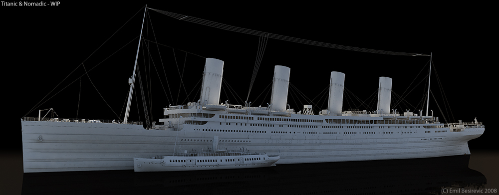 nomadic?tid=5f8369b5e74203c59d3056b3bbc934e5 - Dio : SS Nomadic [impression 3D 1/200°] de Iceman29 Nomadicandtitanic