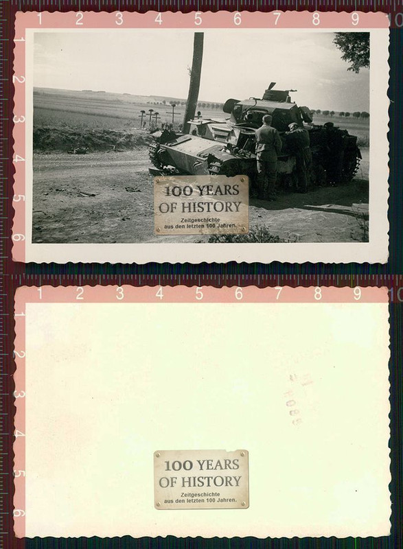 Orig. Foto Panzer Tank Frankreich Belgien bei Dü