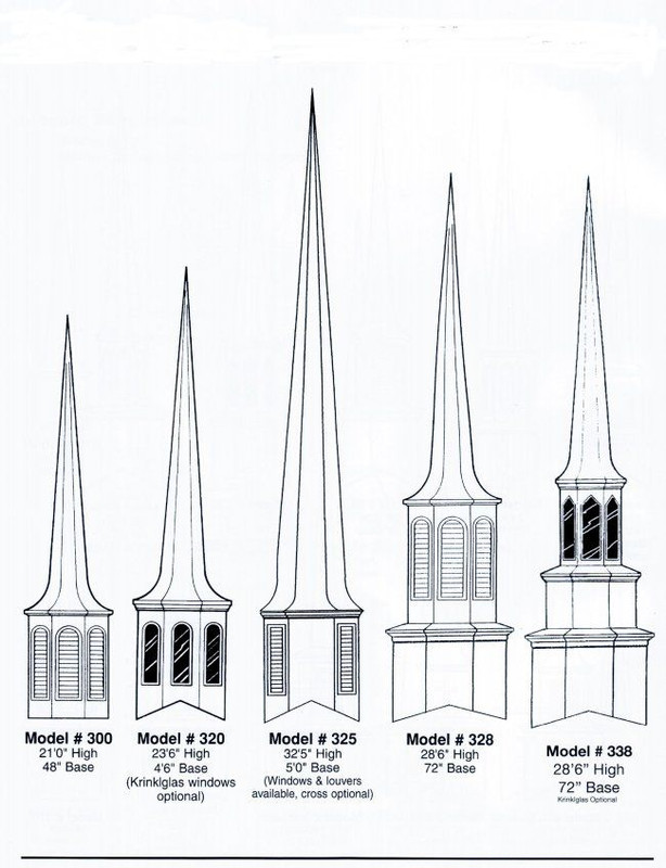 CHURCH-STEEPLE-FIBERGLASS-STEEPLE-STEEPL