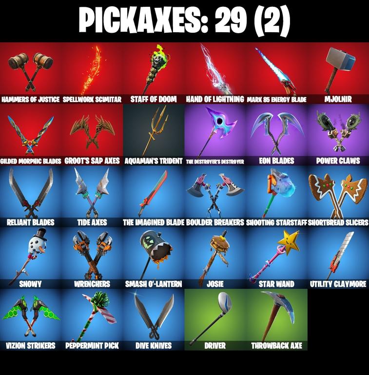 pickaxes comp