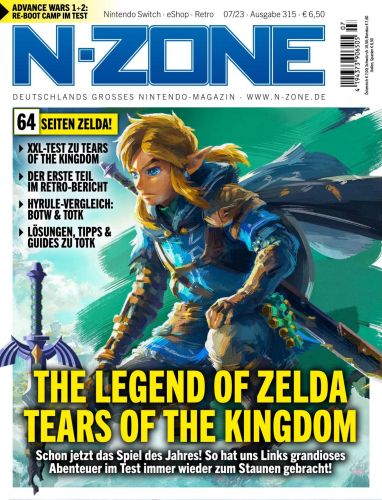 N-Zone Retro-Magazin Wii Wii-U 3Ds Ds Wii-Ds Ware Retro No 07 Juli 2023