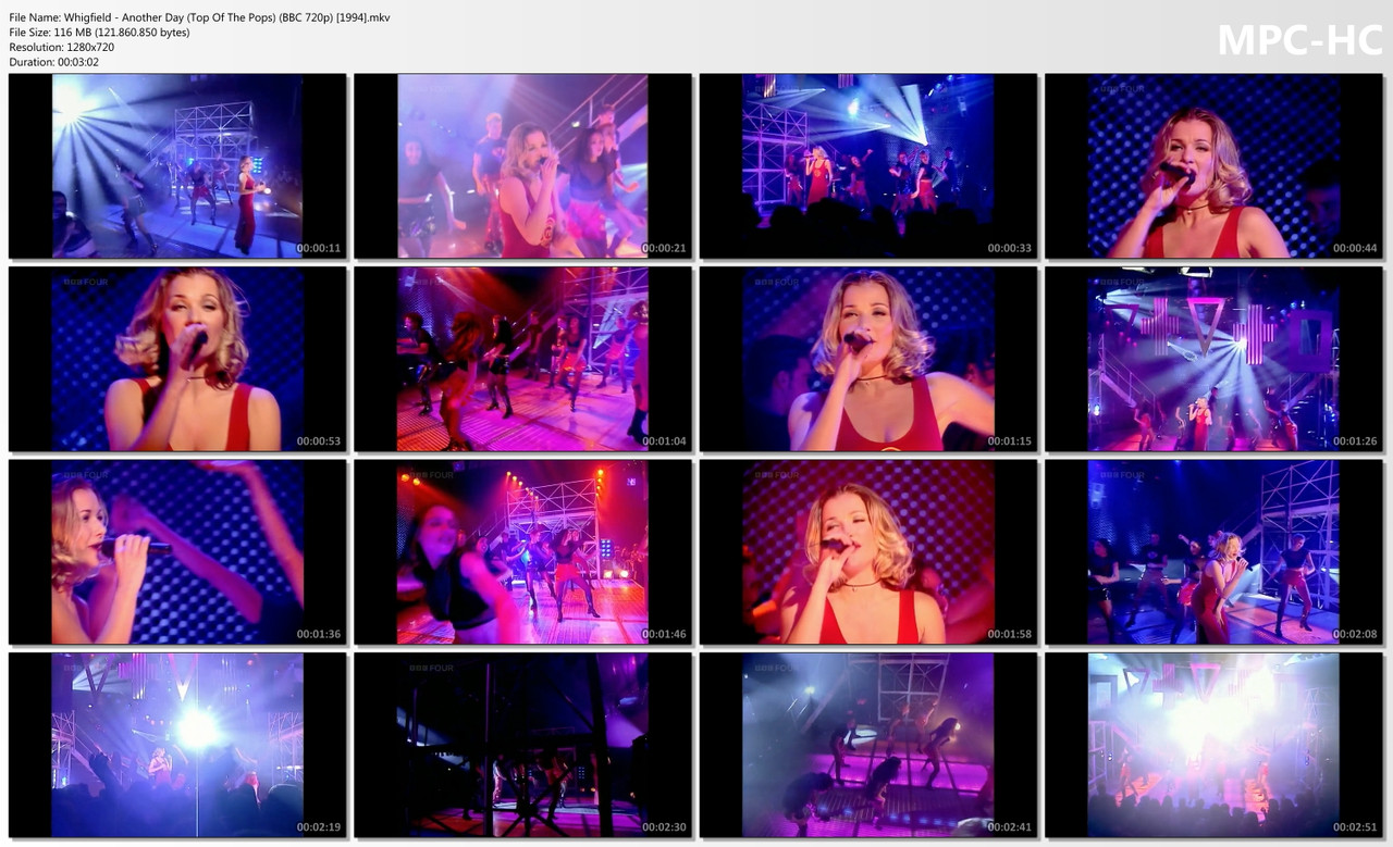 Whigfield - Another Day (Top Of The Pops) (BBC HD 720p) [08.12.1994]