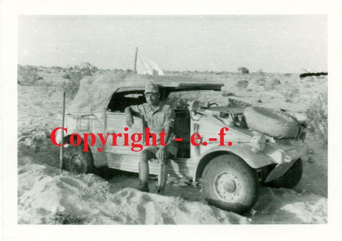 KÜBELWAGEN des TRUPPENARZT - Juli´42 - El Alamei