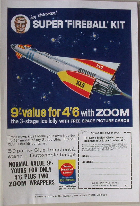 Kitmaster 144 Fireball XL5 Advertisement