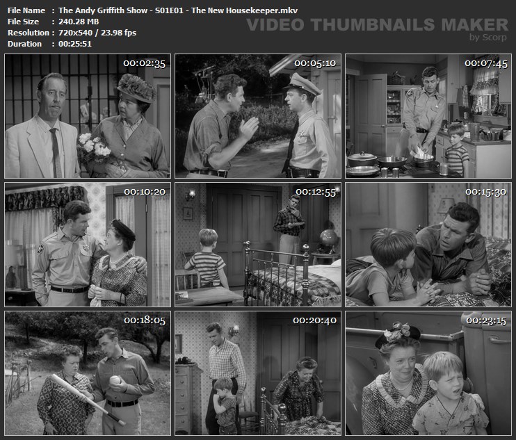 The Andy Griffith Show - S01E01 - The New Housekeeper.mkv