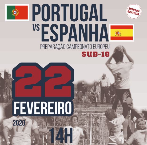 RÂGUEBI/SUB-18: PORTUGAL E ESPANHA ENFRENTAM-SE NO COMPLEXO DESPORTIVO DE ÉVORA RÂGUEBI/SUB-18: PORTUGAL E ESPANHA ENFRENTAM-SE NO COMPLEXO DESPORTIVO DE ÉVORA