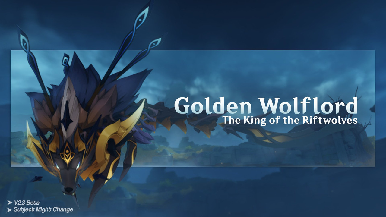 Genshin Impact 2.3 leaks, Golden Wolflord nerfed for melee characters,
