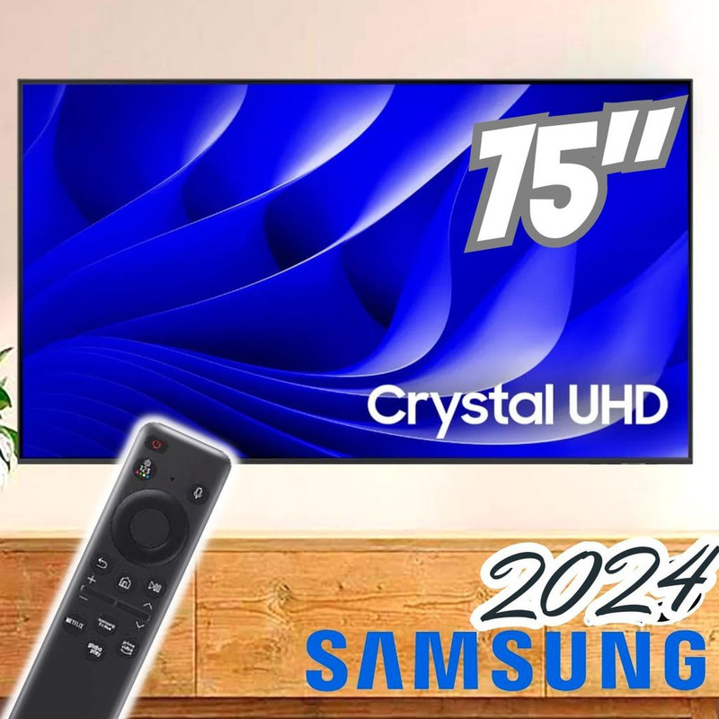 Samsung Smart Big Tv 75 Crystal Uhd 4k 75du8000 2024