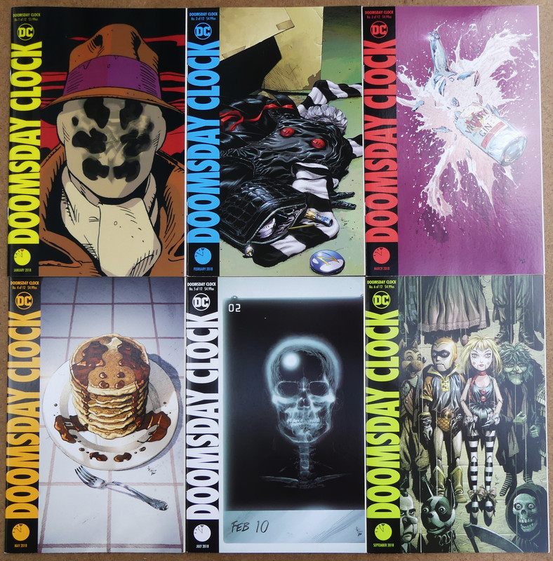 6 COMICS DOMSDAY CLOCK 1 à 6 DC 1