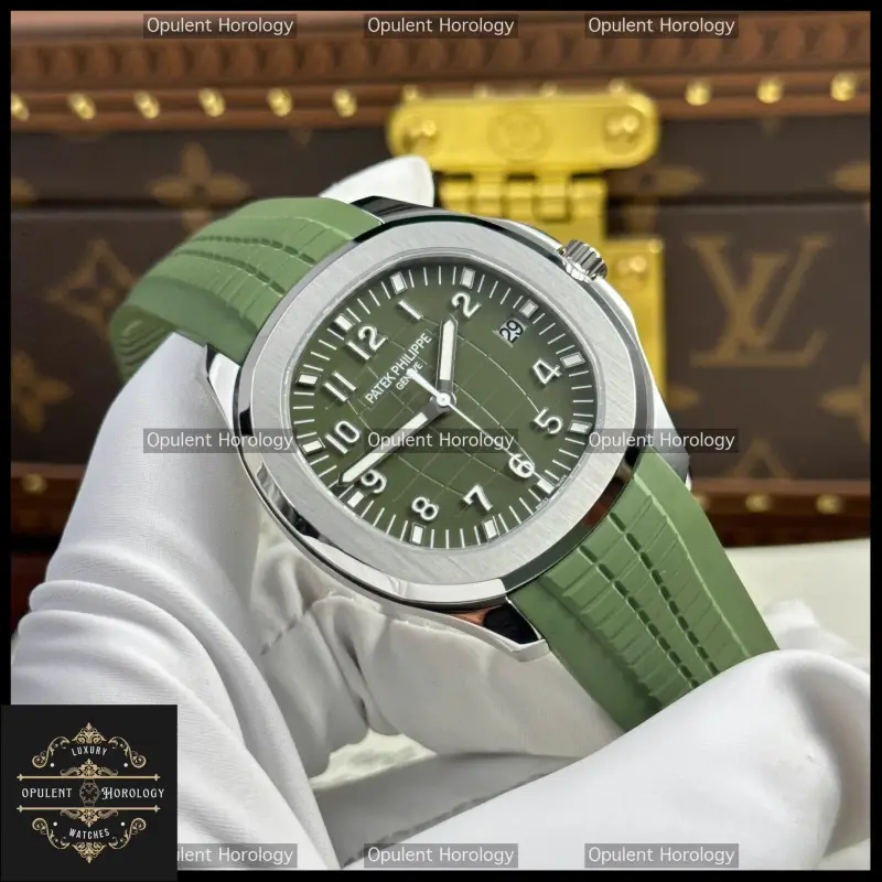 Patek Philippe Aquanaut 5168G Replica 42.2mm White Gold Look Caliber 324SC Movement