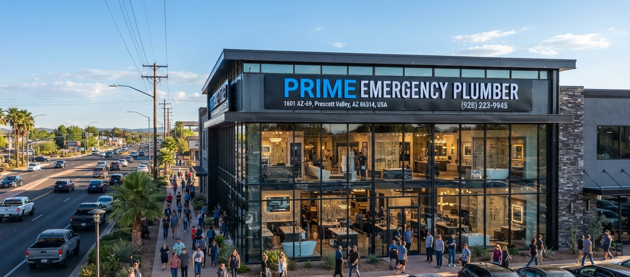 Prime Emergency Plumber storefront in Prescott Valley AZ
