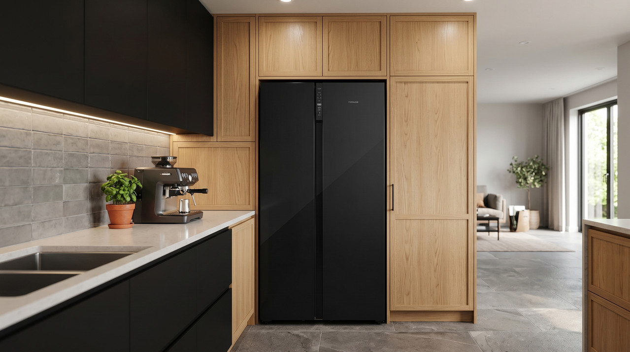 Nevera Frigidaire 19 Pies Cúbicos Side by Side Negra