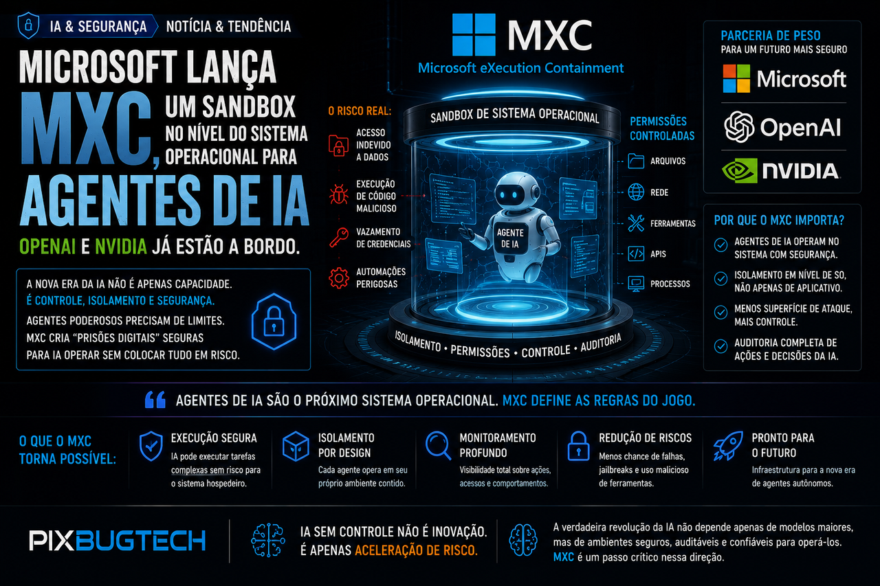 Microsoft quer colocar agentes de IA dentro de “prisões digitais” no nível do sistema operacional e isso revela o verdadeiro medo da indústria