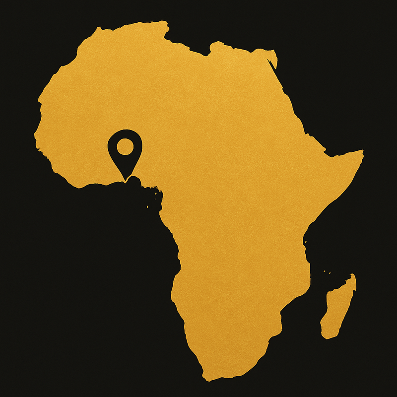 Map Highlighting Lagos