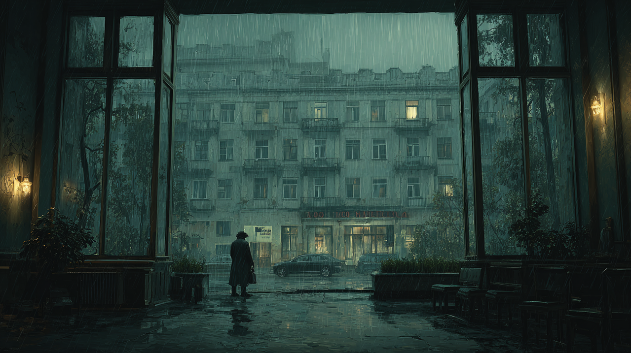 Max Payne dark post soviet noir corporate office interior gro 02651b68 cbb4 4667 a523 91248933bc4f 3