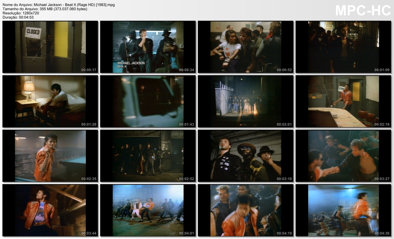 Michael Jackson - Beat It (Rage HD) [1983]