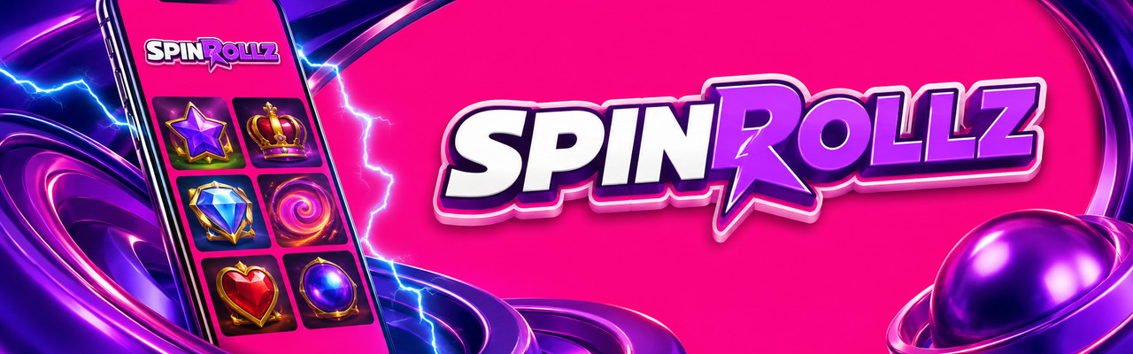 Auswahl von Quickspin Spielautomaten innerhalb der digitalen Spinrollz Casino Lobby. Spinrollz Casino Quickspin Slots