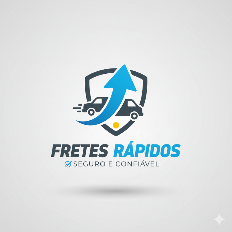 Ilustração de frota para fretes e mudanças