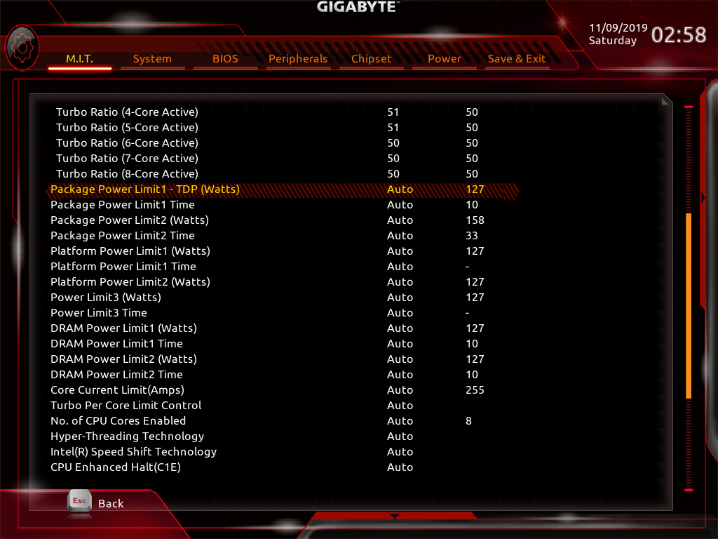 I9 900KS Spec Limits