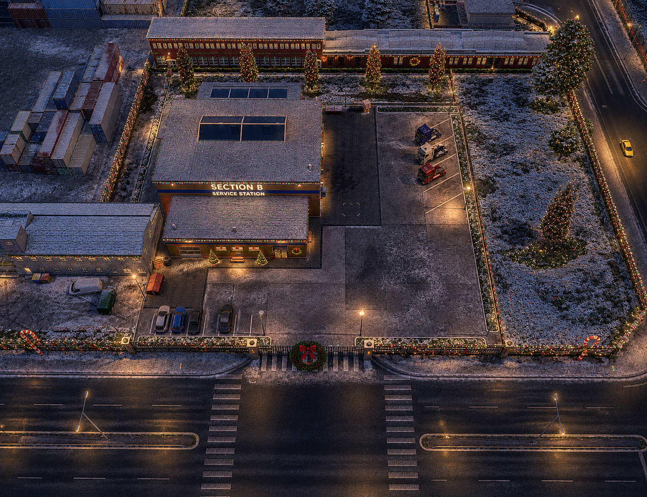 Section B (Service Station)