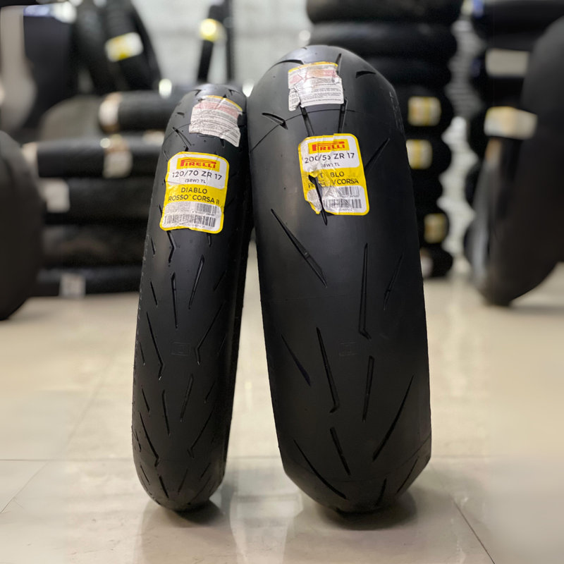Order Pirelli Diablo Rosso Corsa 2 120/70ZR17 Tyre at Torque