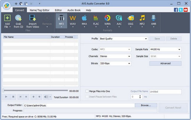 AVS Audio Converter 9.1.3.601