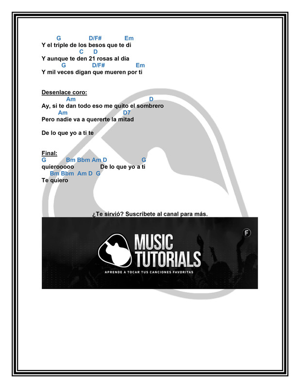 Cómo tocar LA MITAD + SOLO de CAMILO, CHRISTIAN NODAL en Guitarra (Tutorial  + PDF GRATIS) ⋆ Music Tutorials