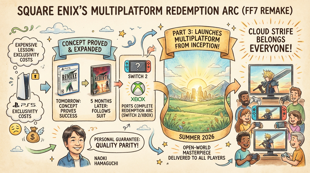 Epic fantasy RPG battle scene on Nintendo Switch screen