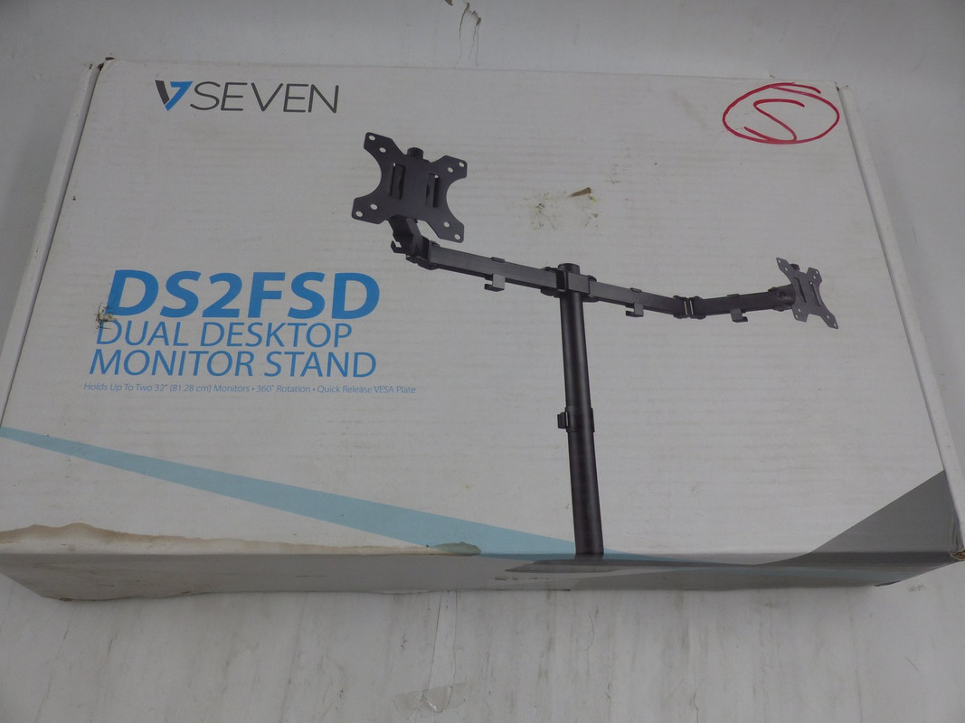 SEVEN DS2FSD DUAL DESKTOP MONITOR STANDS