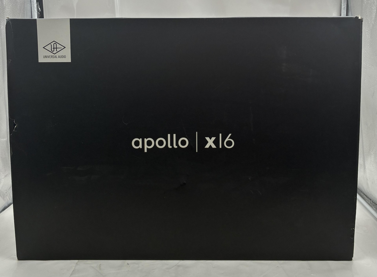 UNIVERSAL AUDIO APOLLO X16 G2 GEN 2 AUDIO INTERFACE THUNDERBOLT UAD ESSENTIALS+
