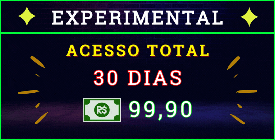 PLANO EXPERIMENTAL – 30 DIAS