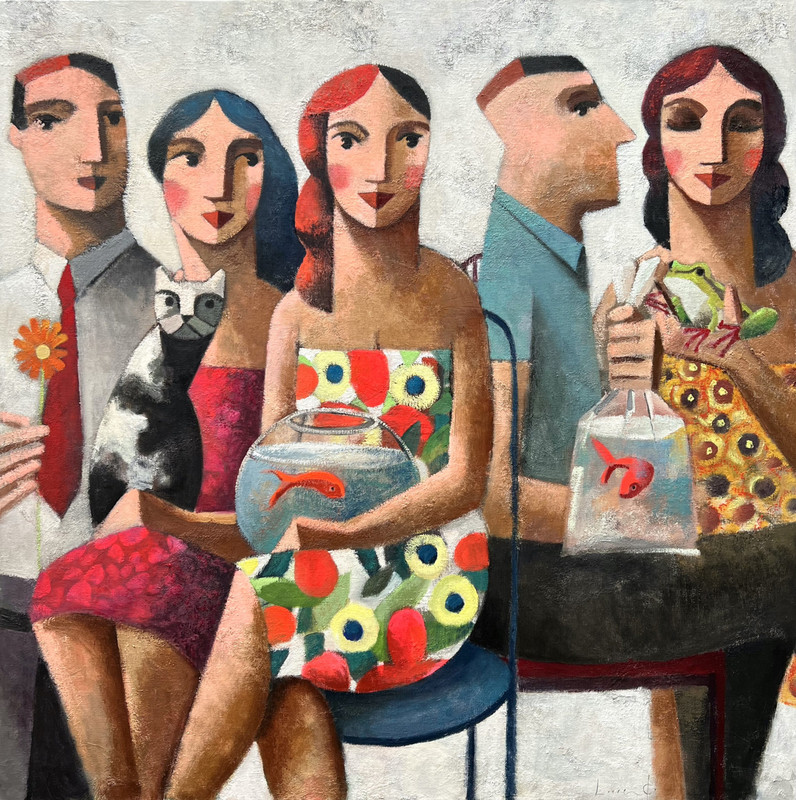 40 Musical chairs 100 x 100 cm — Postimages