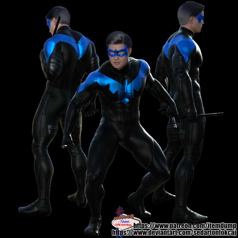 Nightwing 2022 For Genesis 8 Male Nightwing 2022 For Genesis 8 Male